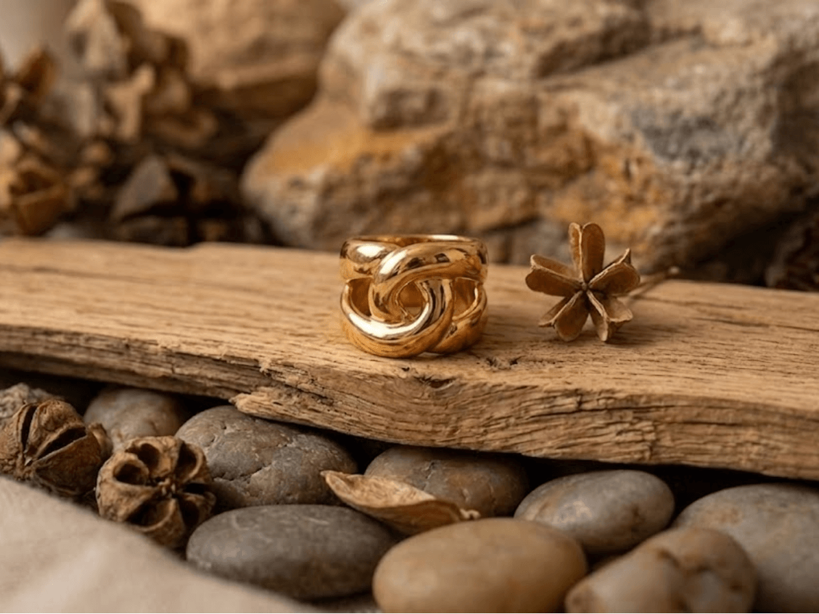 Bague croisée Inès