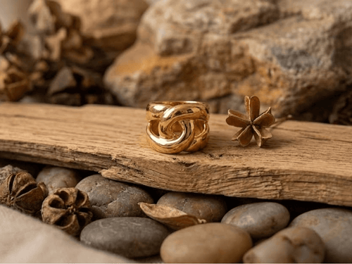 Bague croisée Inès